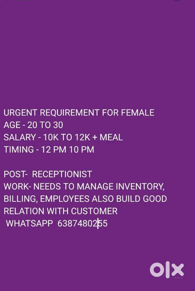 Receptionist