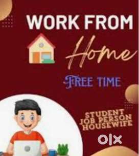 Part time or free time work from home