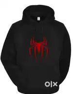SPIDER PRINTED BLACK HOODIES FOR MENS & WOMEN