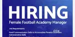 Looking for manager  for  football Academy Manager

T