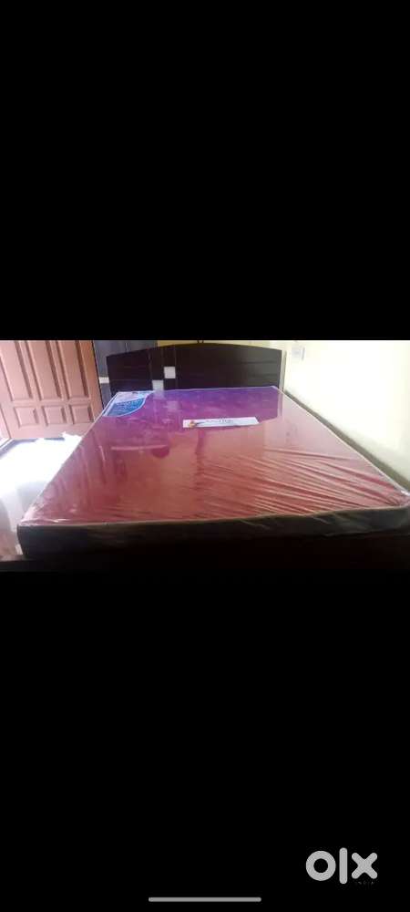 Queen size queen size Cot with mattress brand new with free delivery