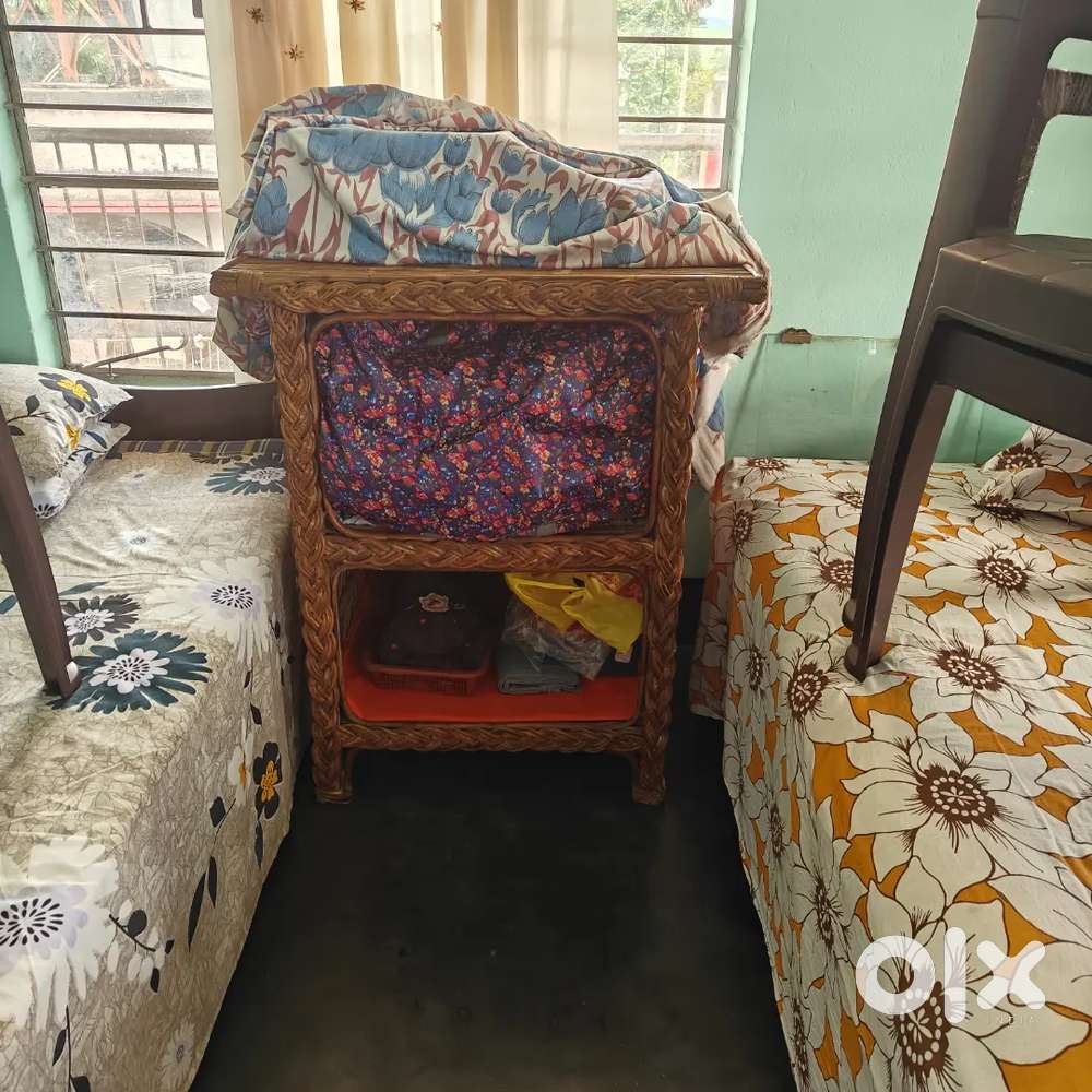 I am selling single teak wood bed brand new, chair table, etc