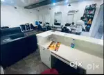 Running AC salon For sell with 4 chair setup