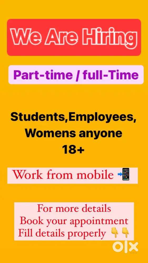 We help people to provide online work from home.