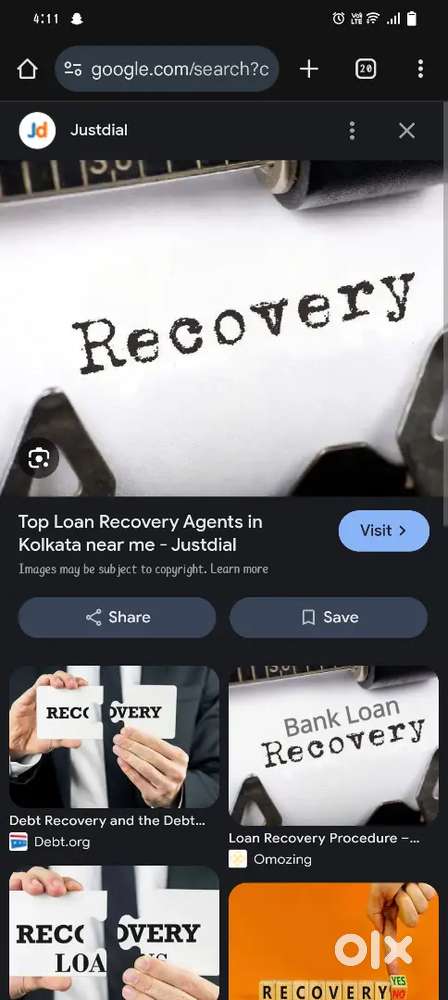 Bank recovery process