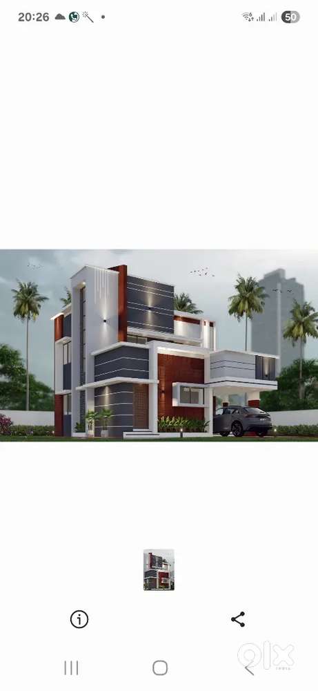 4 cent 1800 sqft  3 bhk house  in shakthinagara mangalore