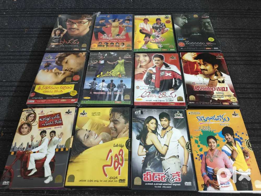 Telugu dvds sealed pack 89rs each read all details before msg me