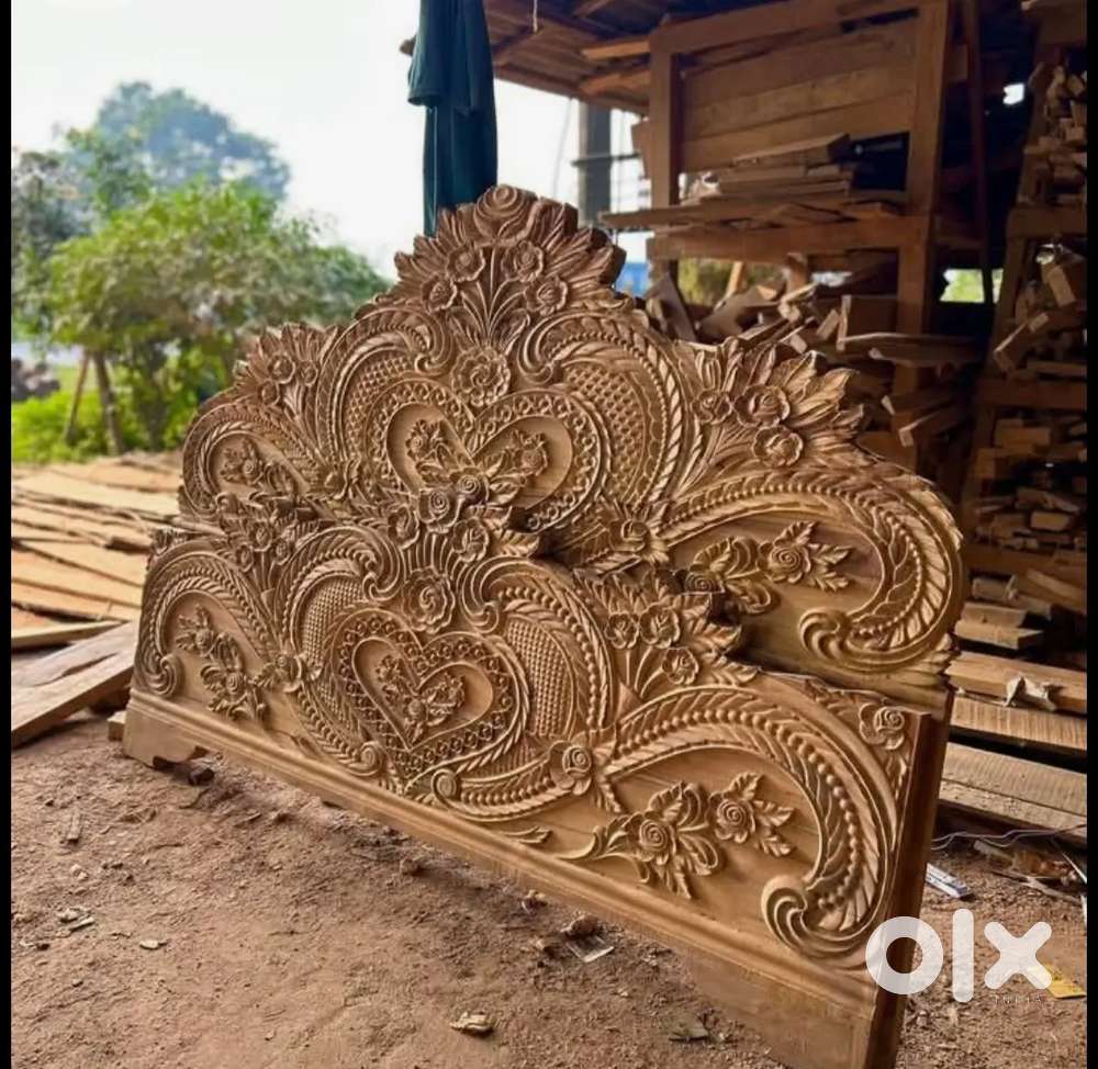 King size Teak wood cot