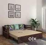 Sheesham wood Sofa cum bed