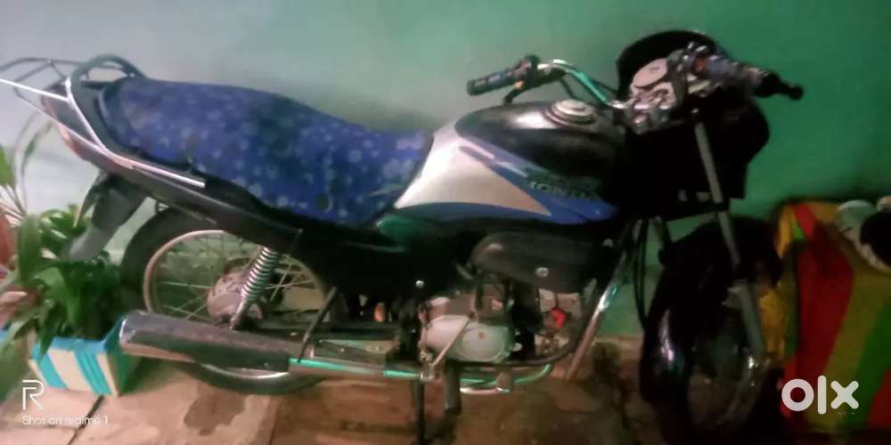 Passion plus  bike  blue colour