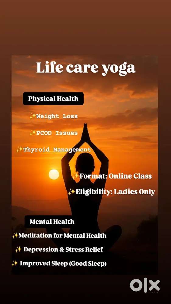 Online yoga class