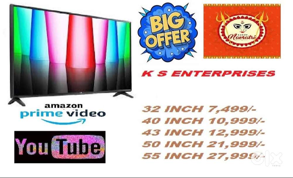 55 INCH ORIGNAL 4K SMART LED @ 27,999/- ONLY