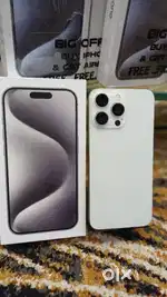 IPHONE 15 PRO AVAILABLE REFURBISHED VARIENT BILL BOX KIT AVAILABLE 512