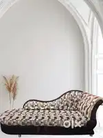 5 seater wooden sofa set with centre table & couch
