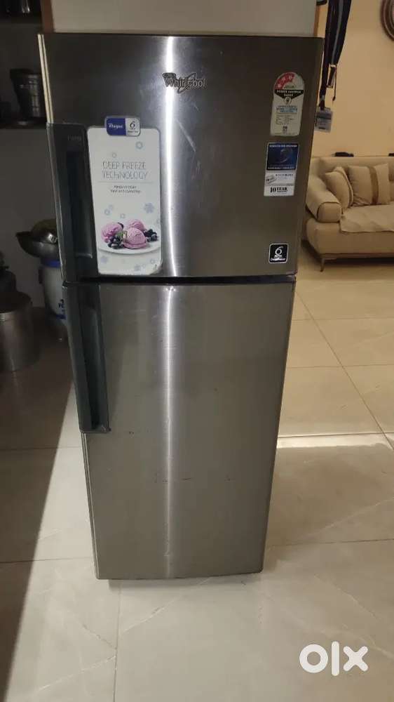 Whirlpool double door fridge