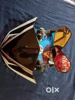bubble visor windshield / side mirror for bike ₹400