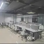 Complete Office Setup – Workstations, Partitions, AC Fitting Furniture