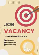 Retail medical Store Vacancy.