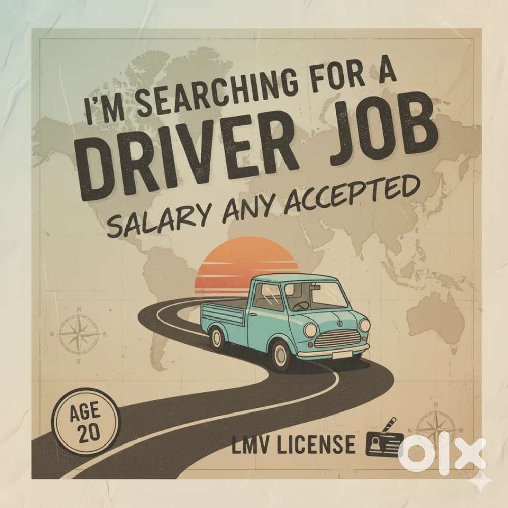 Hi , I'm interested to work as a driver