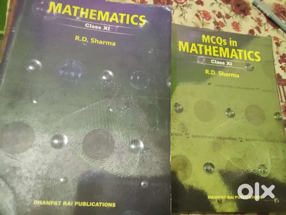 Rd sharma and MCQs 11th standard new edition not used single time