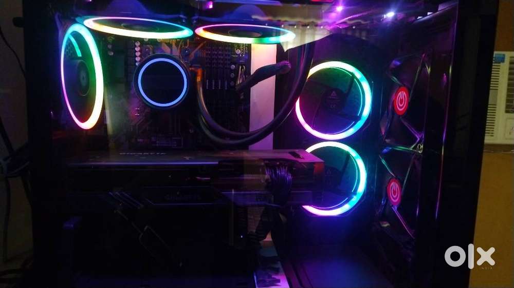 PC Cabinet XPG (Black) Full Tower ATX Motherboard with 8 Fan support