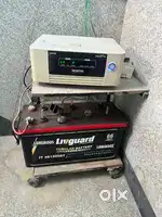 Microtek inverter with 2 year old Livguard battery.
