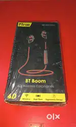 PTron BT Boom Dual Driver Bluetooth Earphons, High Bass & Stereo Sound