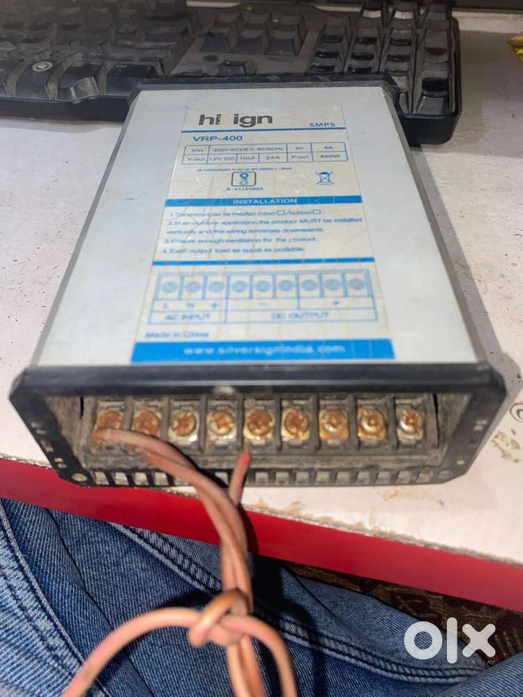 Hi-ign VRP-400 SMPS Power Supply 12V 24A 400W – Working Condition