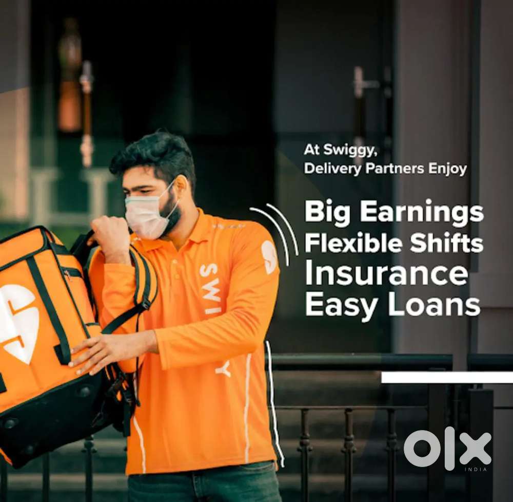 FREE JOINING 100 Delivery boys Swiggy Food Delivery jobs