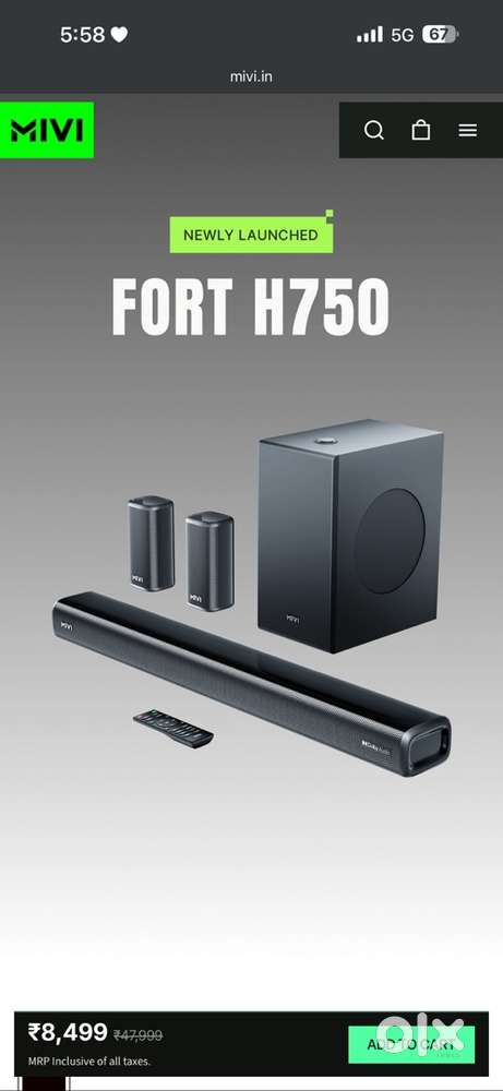 Mivi Fort H750 Soundbar