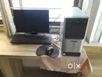 HCL Desktop-CPU with Dell Thin flat Monitor