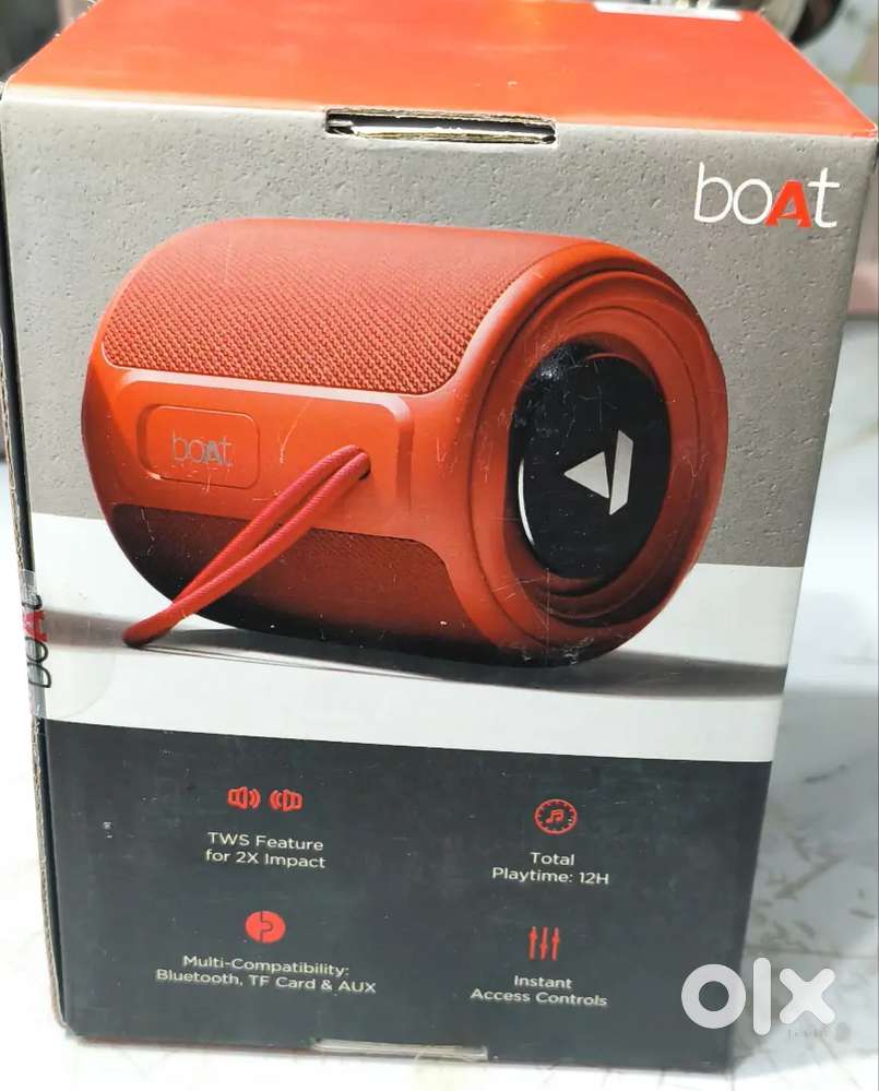boAt Stone 350 Bluetooth water Resistance (Red)