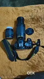 Nikon 5300d chota bada dono lens ke sath 18 /55 our 70/300 lens ke sat
