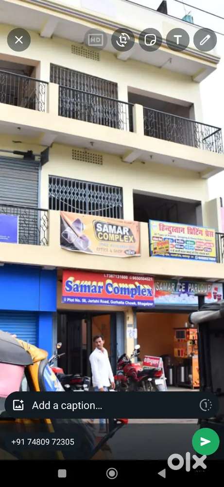 Room and shop rent official and space available sale for shop