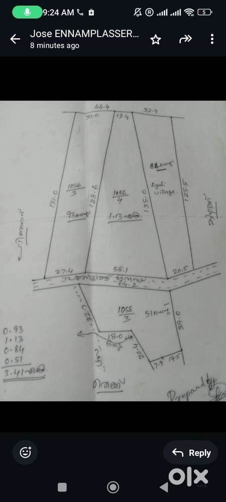 3.4 acres of Land in Agali and kallamala village.