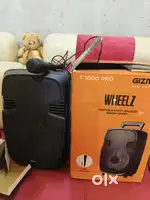 Gizmore 1000w speaker, portronics sound bar 16 w