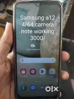 Samsung a12 4/64 camera note working