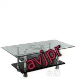 Newww glass top center table coffee table