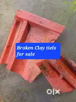 Broked clay tiels