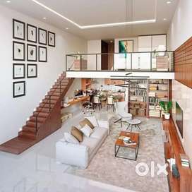 3 BHK penthouse with personal terrace gated society with semi furnishe