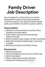 Driver Required