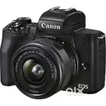 Canon M50 Mark II 15-45mm & 50mm prime lens f3.5-6.3Camera (Black)