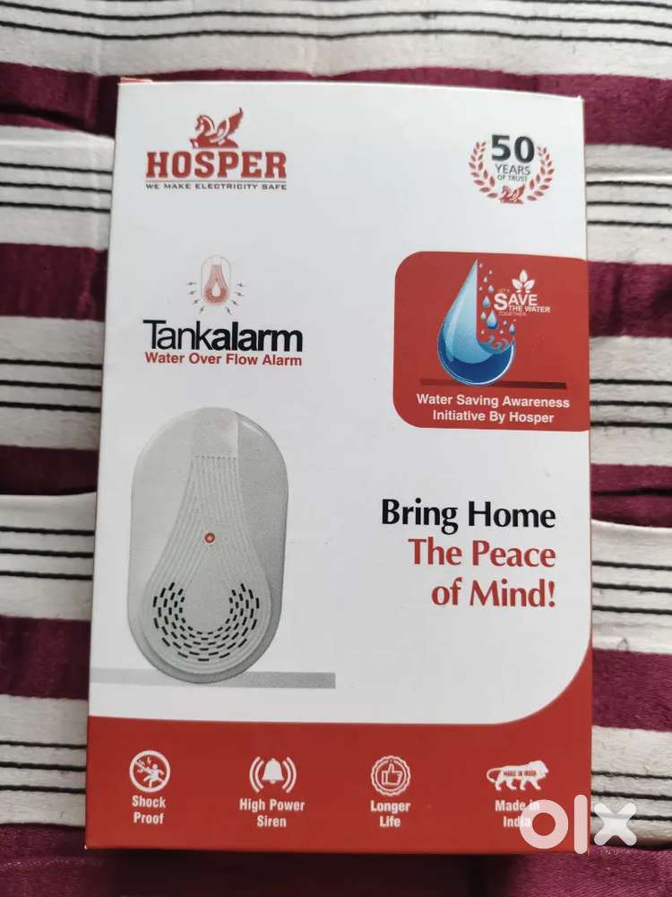 Hosper water tank alarm bell