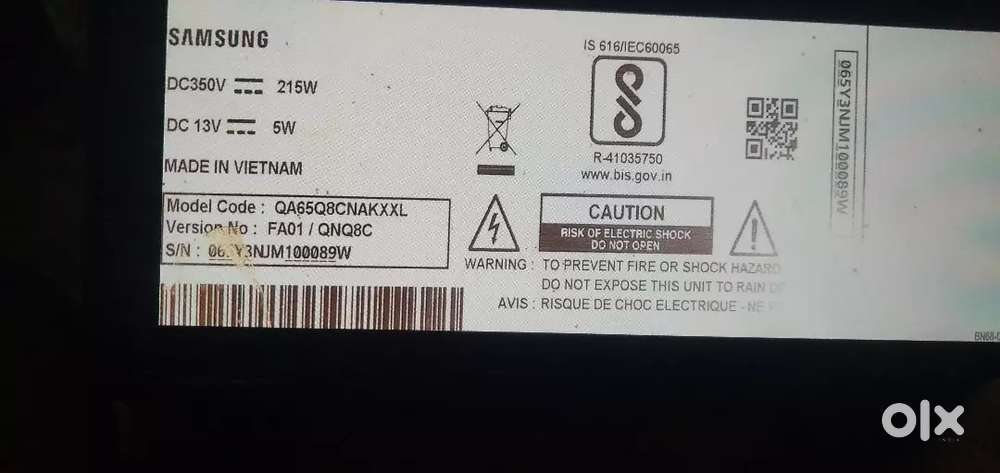 SAMSUNG CURVE TV 63 INCH