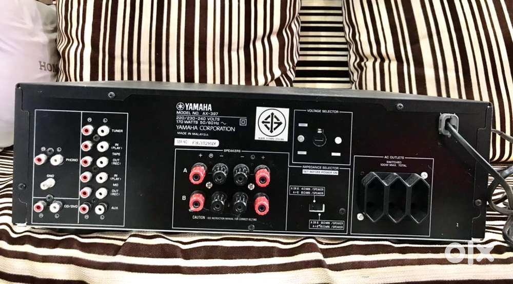 Yamaha Stereo Amplifier AX 397 and Emotiva UMC - 1 AV pre amp  7.1 ch