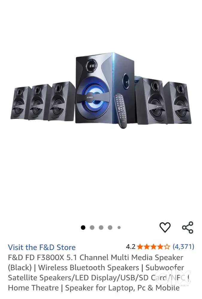 5.1 sub woofer & speakers