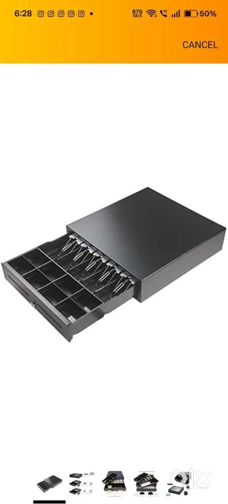Shop Cash Collection Counter Box