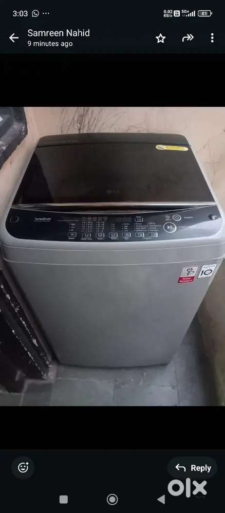 Lg automatic washing machine sale on off issue
