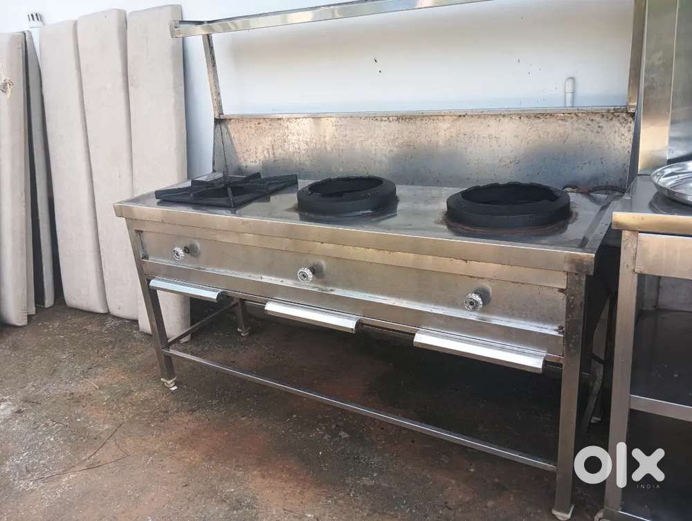 Shawai, Shawarma, Alfarm, Fried, 3 Burner chinese Steel Stove