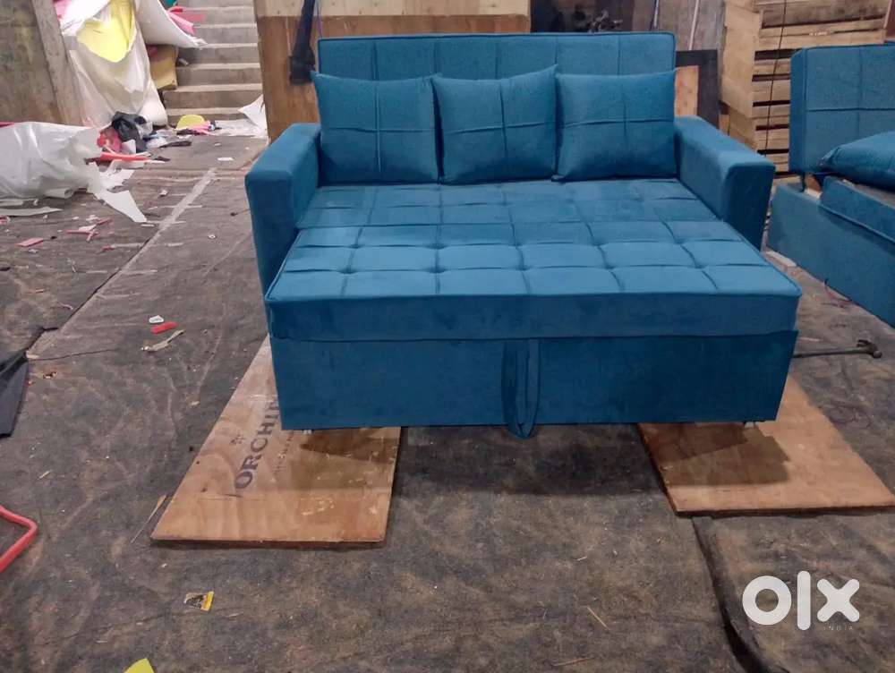 3 folding sofa comebed with beautiful colour and designing back